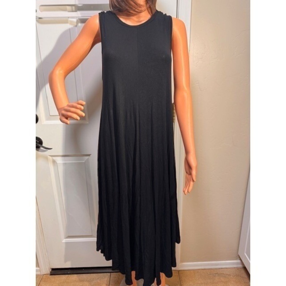 EUC Philosophy Republic Clothing sleeveless black soft maxi dress Size 2X